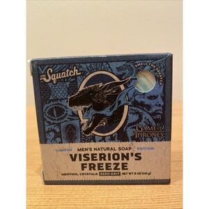 Dr. Squatch Limited Edition VISERION'S FREEZE Soap Bar game of thrones